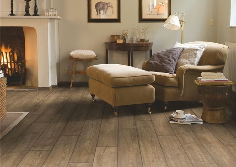 Ламинат Quick-Step Impressive IM1850 Доска дуба серо-коричневого