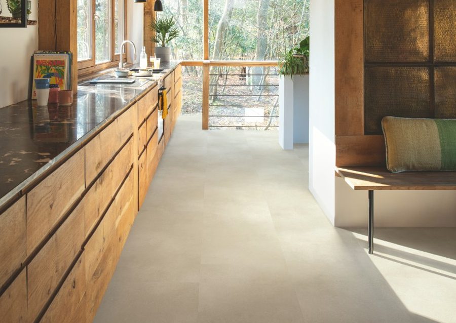 Вінілова підлога Quick Step illume AVMTU40274 Sandstore concrete