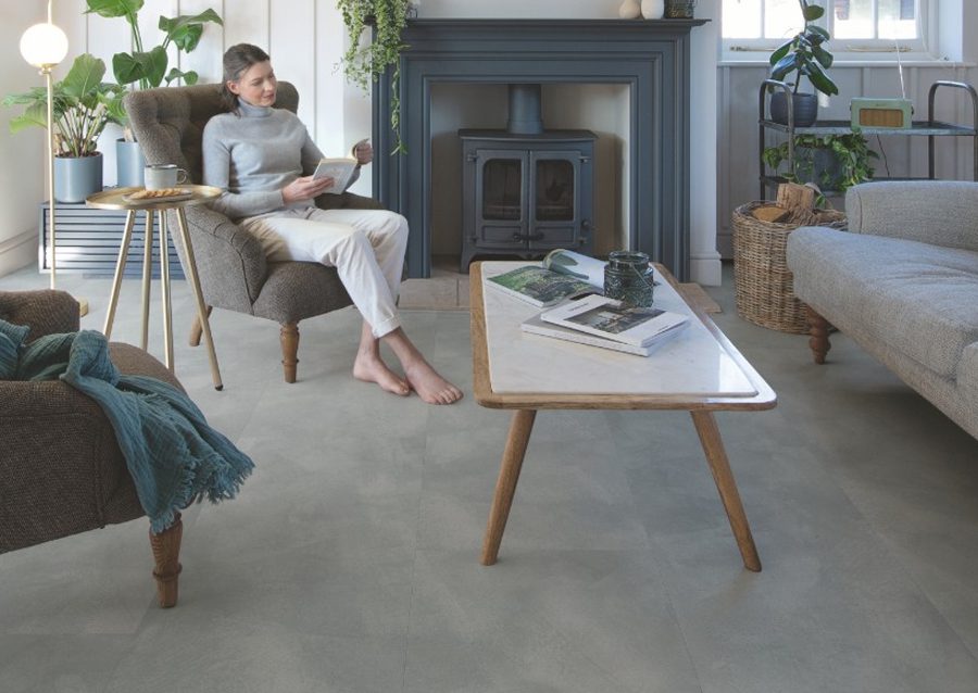 Вінілова підлога Quick Step illume AVMTU40325 Soft sky