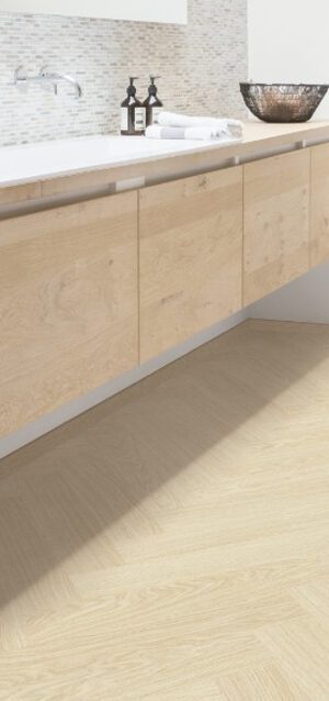 Вінілова підлога Quick Step Ciro Herringbone AVHBU40361 Pure oak polar