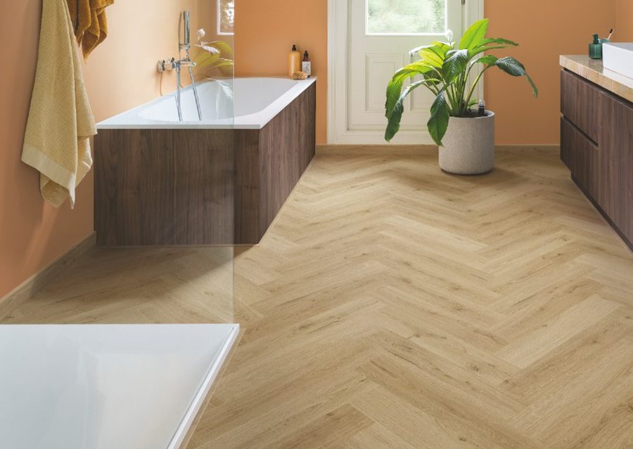 Вінілова підлога Quick Step Ciro Herringbone AVHBU40362 Botanic beige
