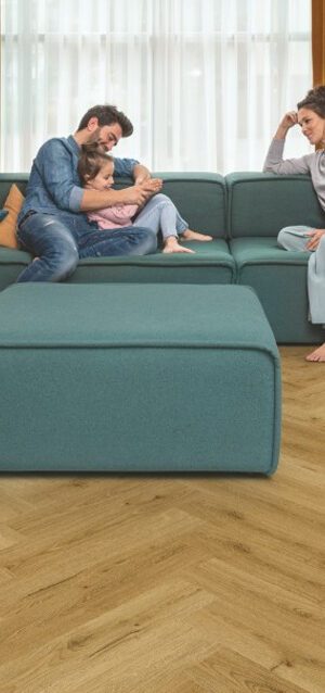 Вінілова підлога Quick Step Ciro Herringbone AVHBU40363 Botanic smoked oak