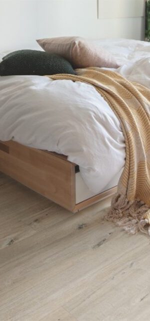 Вінілова підлога Quick Step Bloom AVMPU40200 Дуб бавовна білий