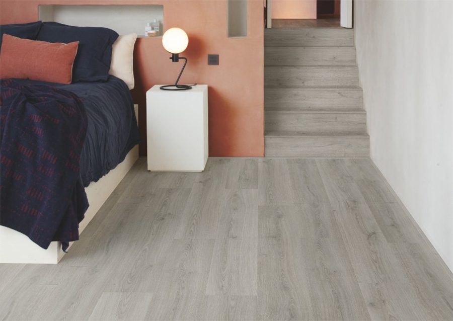 Вінілова підлога Quick Step Bloom AVMPU40237 Еко сірий