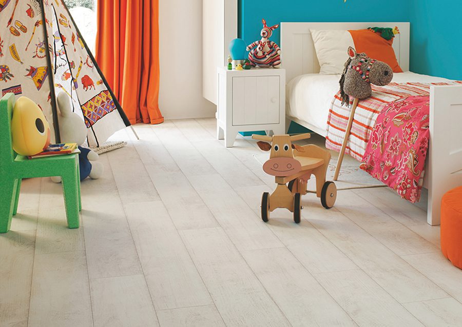 Ламінат Quick-Step Classic CLM1290 Дошка тіка висвітленого білого