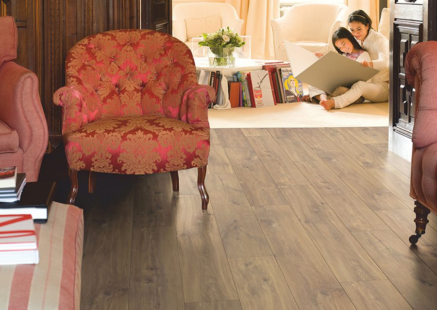 Ламінат Quick-Step Classic CLM1488 Дошка дуба опівнічного коричневая