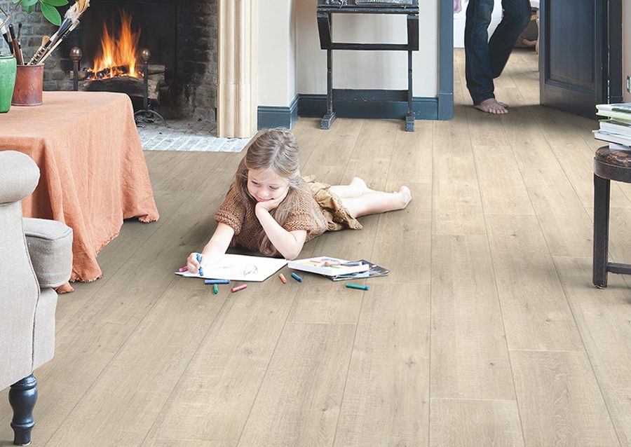 Ламінат Quick-Step Impressive Ultra IMU1857 Дошка дуба пиляного бежевого