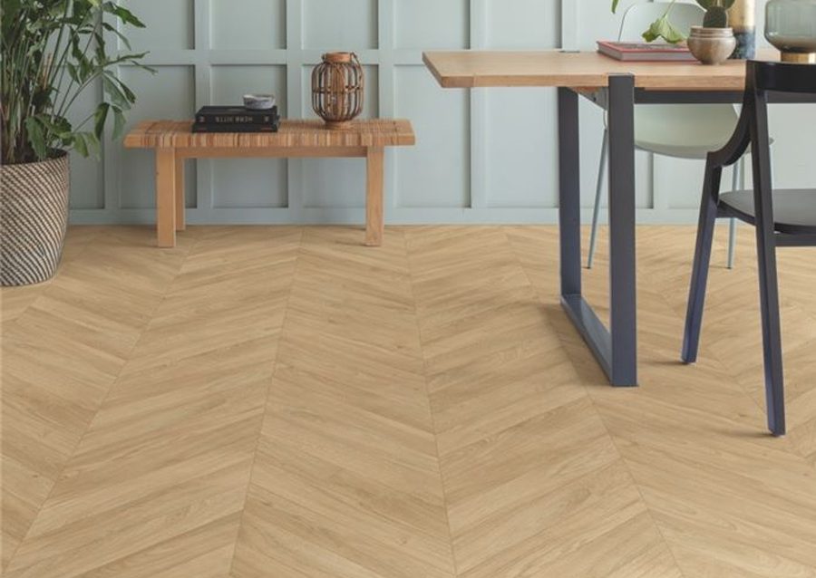 Ламінат Quick Step Impressive Patterns IPA4160 Дуб Шеврон Середній