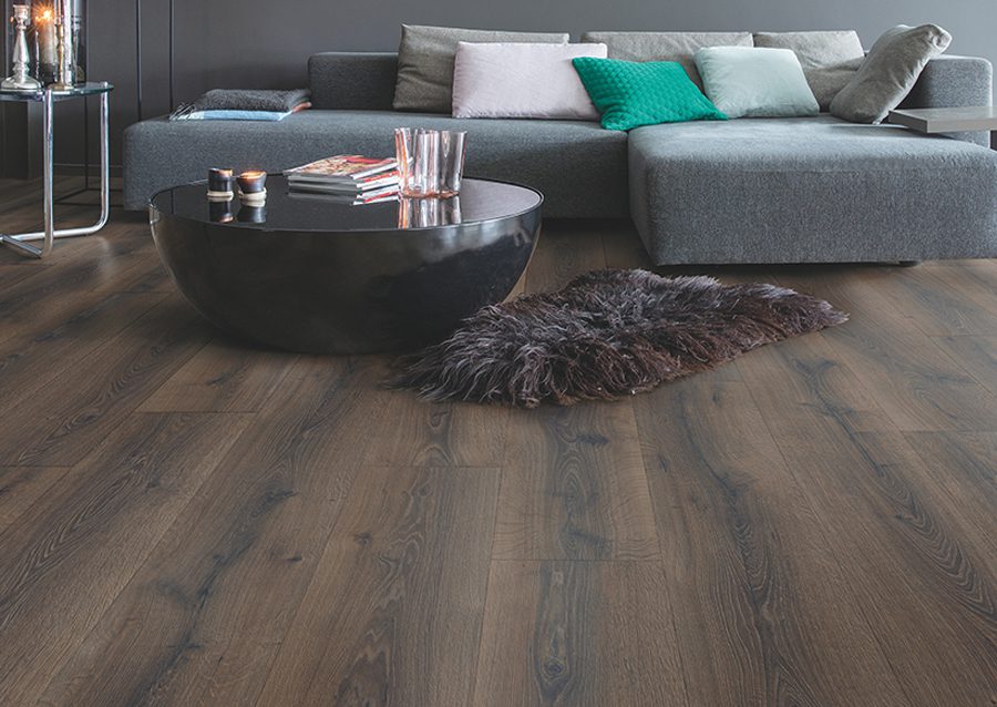 Ламінат Quick-Step Majestic MJ3553 Дуб пустельний, темно-коричневий, шліфованний