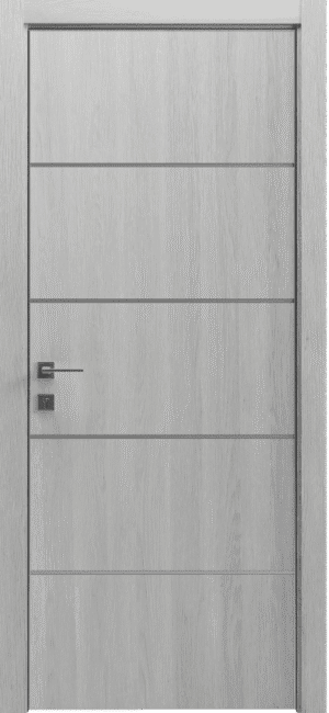 Rodos Modern Flat-03 INSIDE контур Alum у білому інтер’єрі.