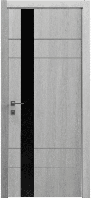 Приховані двері Rodos Flat-05 INSIDE з алюмінієвим декором.