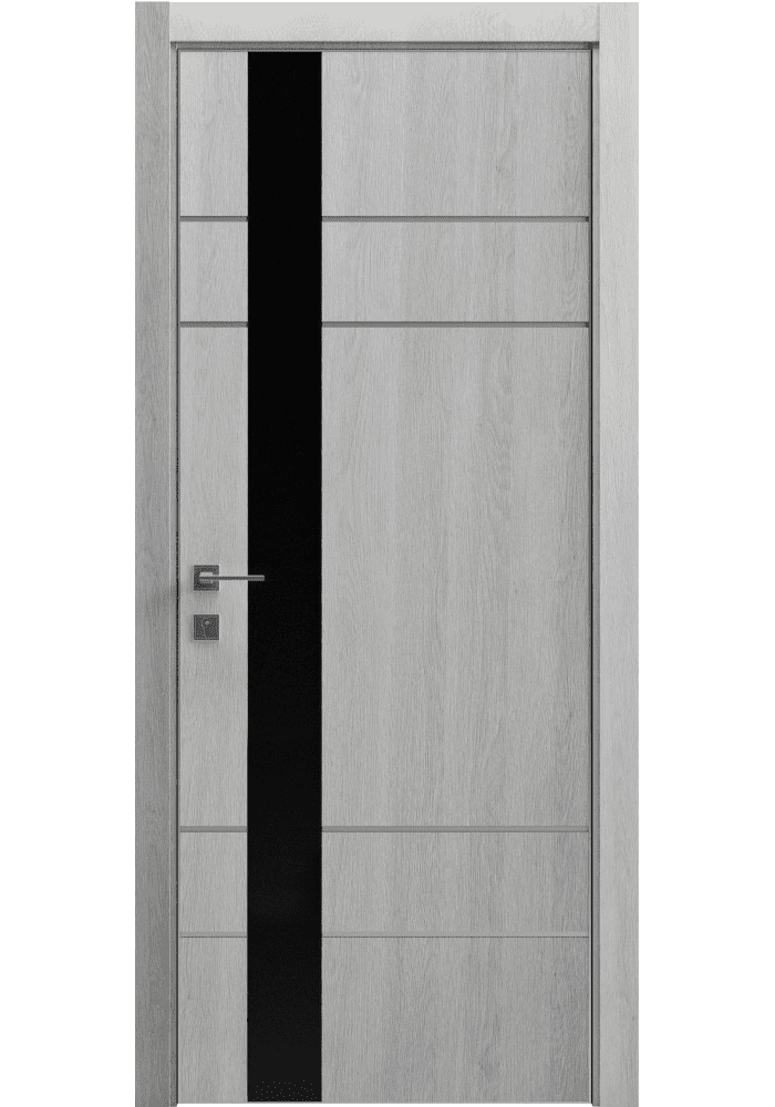 Сучасні двері з алюмінієвим декором Rodos Modern Flat-05.