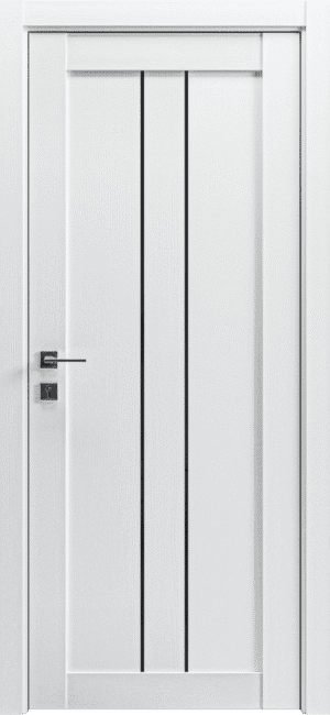 Двері Rodos Grand Delux 1 BLK у сучасному інтер’єрі