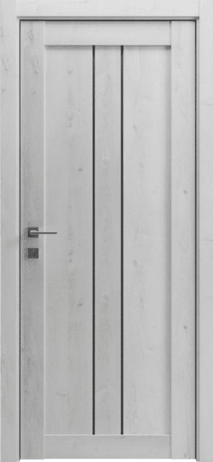 Міжкімнатні двері Rodos Grand Lux 1 BLK в інтер'єрі.