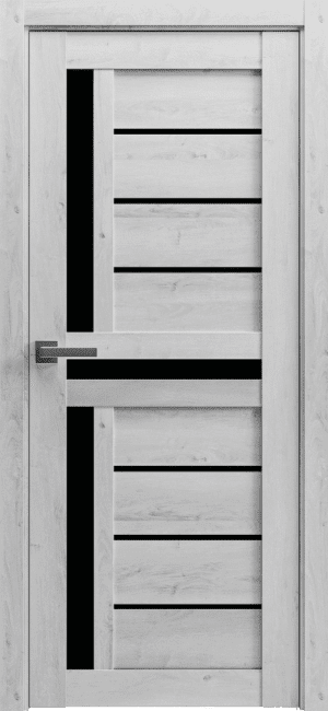 Темні двері Rodos Grand Lux 8 BLK у квартирі.